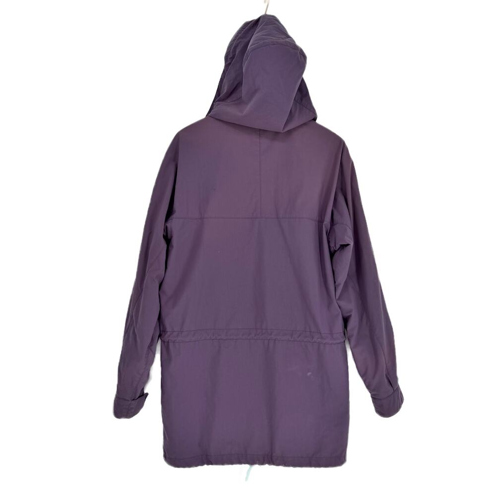 Vtg 90s Eddie Bauer Hooded Nylon Windbreaker Rain Jacket Mens Small - Picture 3 of 16